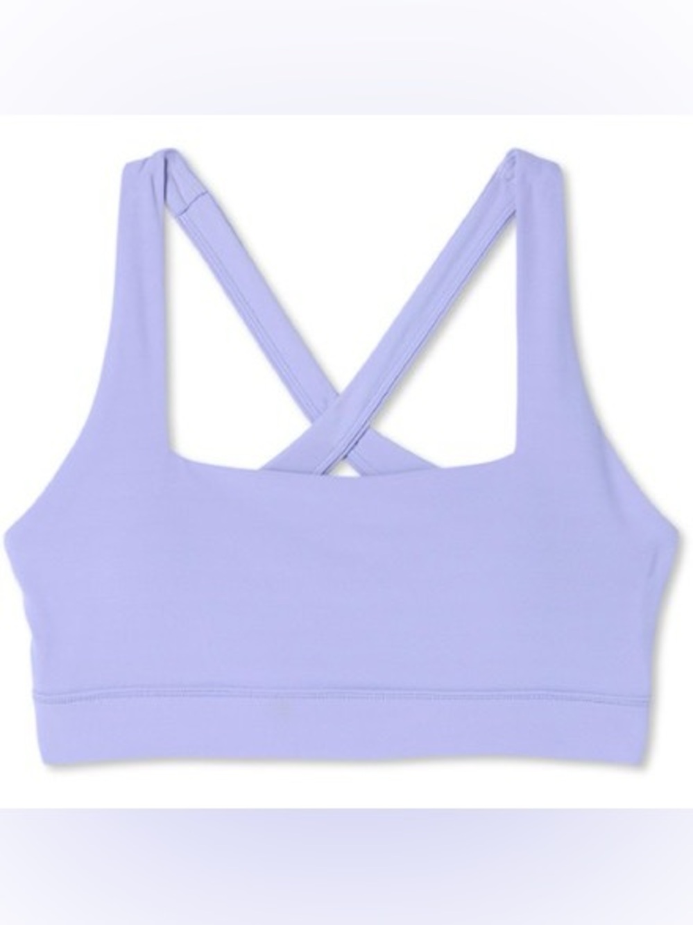 Vuori Lavender Cross-Back Sports Bra